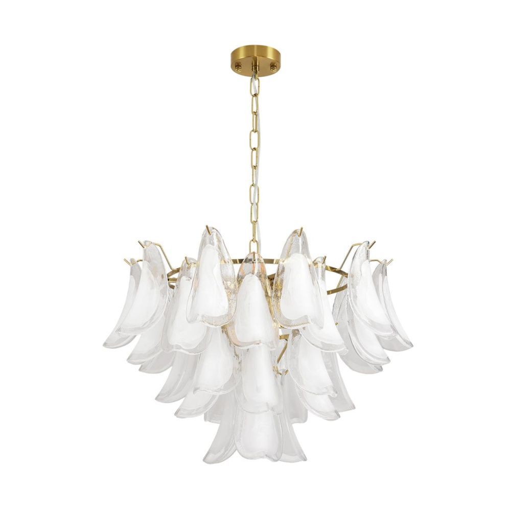 Люстра 10*60*180-180 см, 9*E14*40W, Lumion Plume 8385/9, золотой