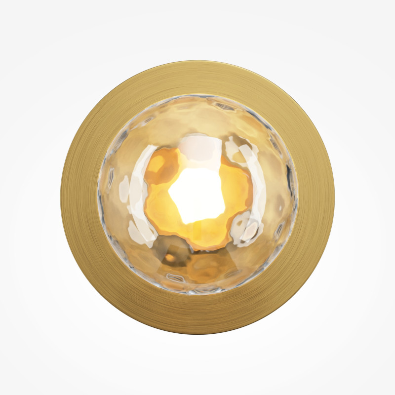 Бра 12*11,5*12 см, LED, 3000К, Maytoni Ambre MOD331WL-L3BS3K латунный
