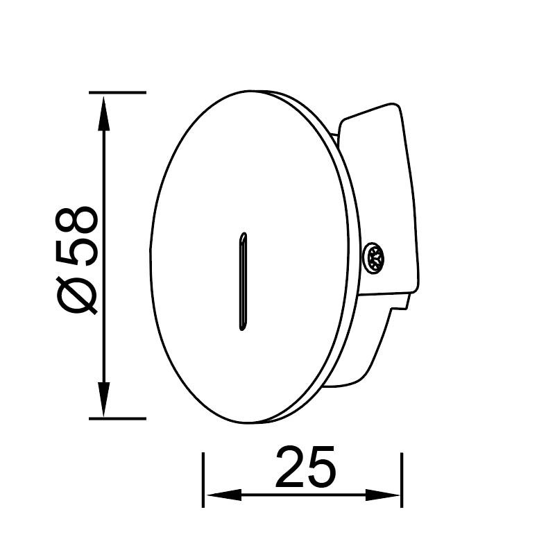 Встраиваемый светильник SOTAVENTO 9289