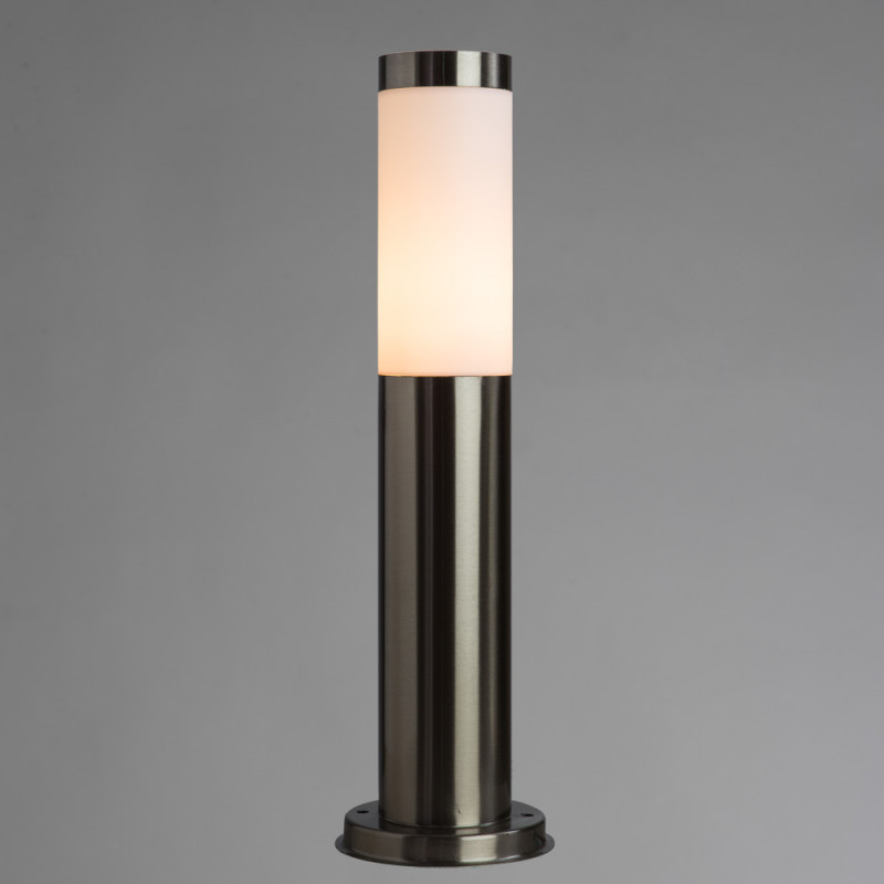 Светильник уличный Arte Lamp A3158PA-1SS, матовое серебро, 40 см