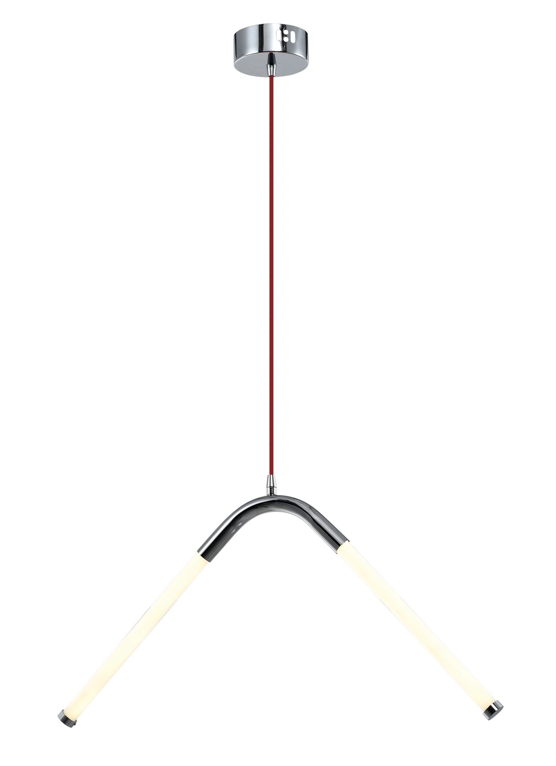 Светильник подвесной *32 см, LED 20W 4000K хром Zortes Fau ZRS.57786.01