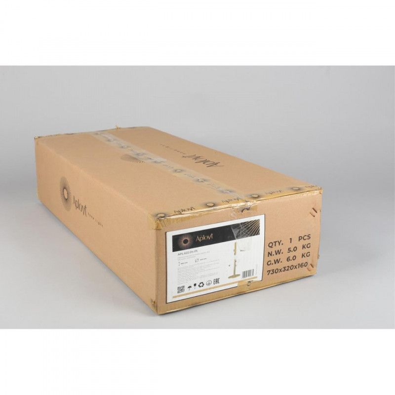 Настольная лампа 24*67 см, 5*G9, 0W, Aployt Kolombina APL.622.04.05, бронзовый