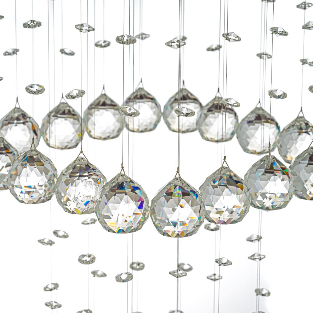 Люстра *50*75 см, 8*GAL*40W, Dio D`arte Tesoro Nickel Tesoro H 1.4.50.107 N, никель