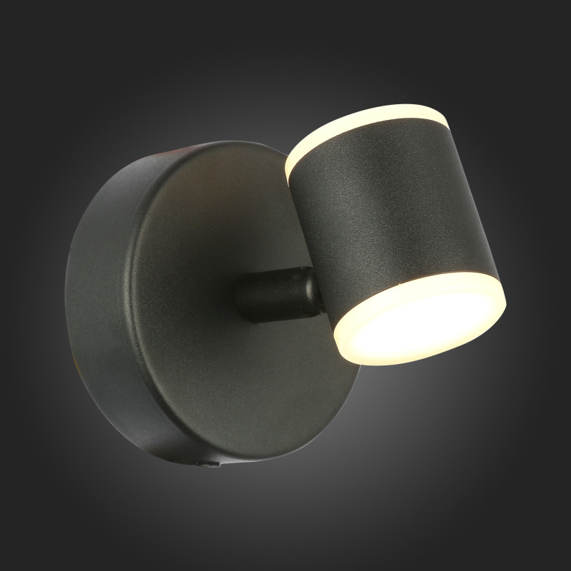 Светильник настенный 10 см, 6W 3000K ST LUCE FORMOLLA SL1597.401.01 Черный