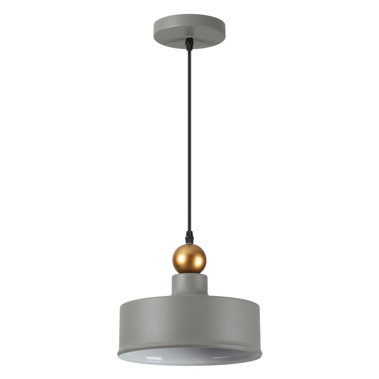Подвесной светильник Odeon Light Bolli 4089/1 серый, диаметр 25 см
