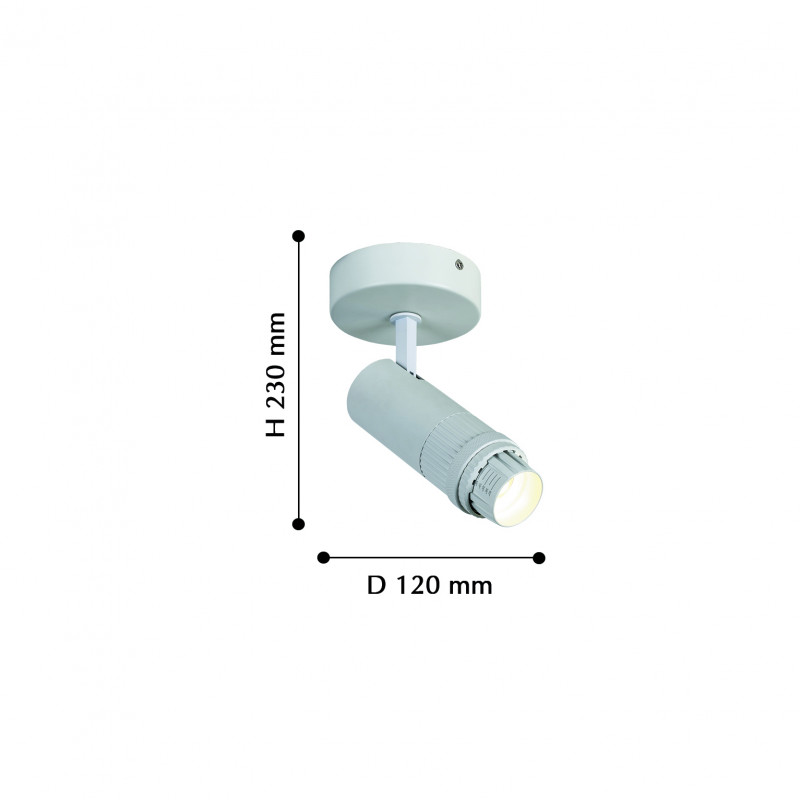 Бра Favourite Optica 2415-1W, D120*H230, белый