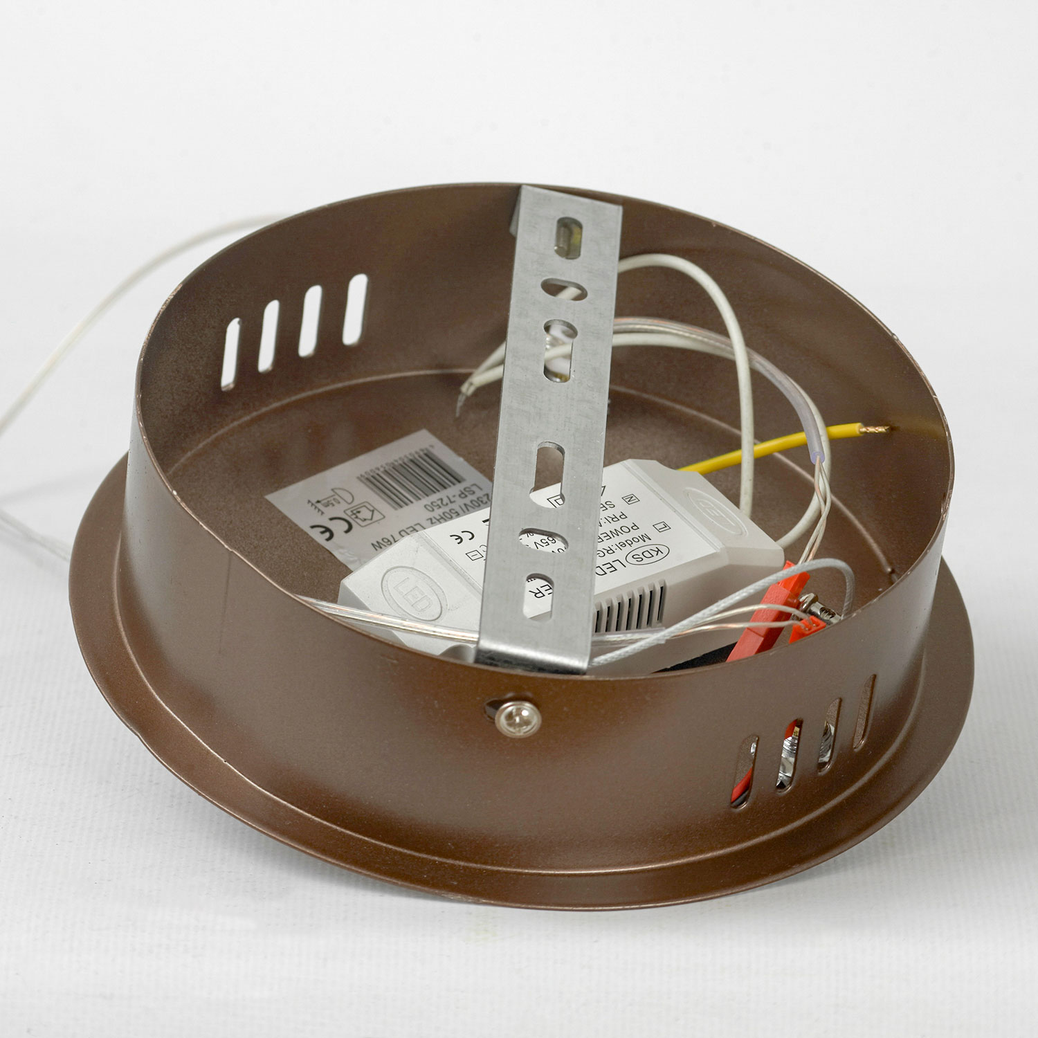 Люстра подвесная 60*35/150 см, 1*led*76W 3000K Lussole Dade LSP-7250 медный