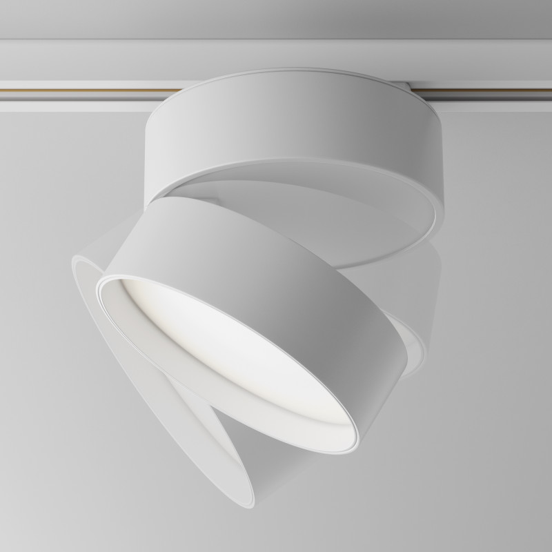 Трековый светодиодный светильник Maytoni Track TR007-1-18W3K-W4K, 18W LED, 4000K, белый