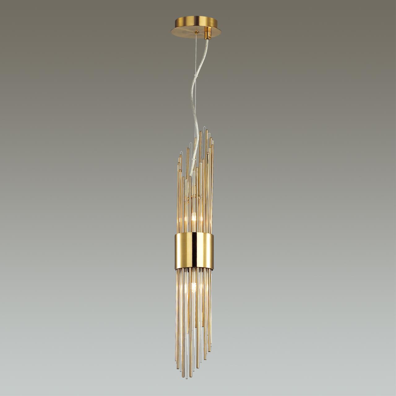 Светильник подвесной Odeon Light Flambi 4847/2, золото