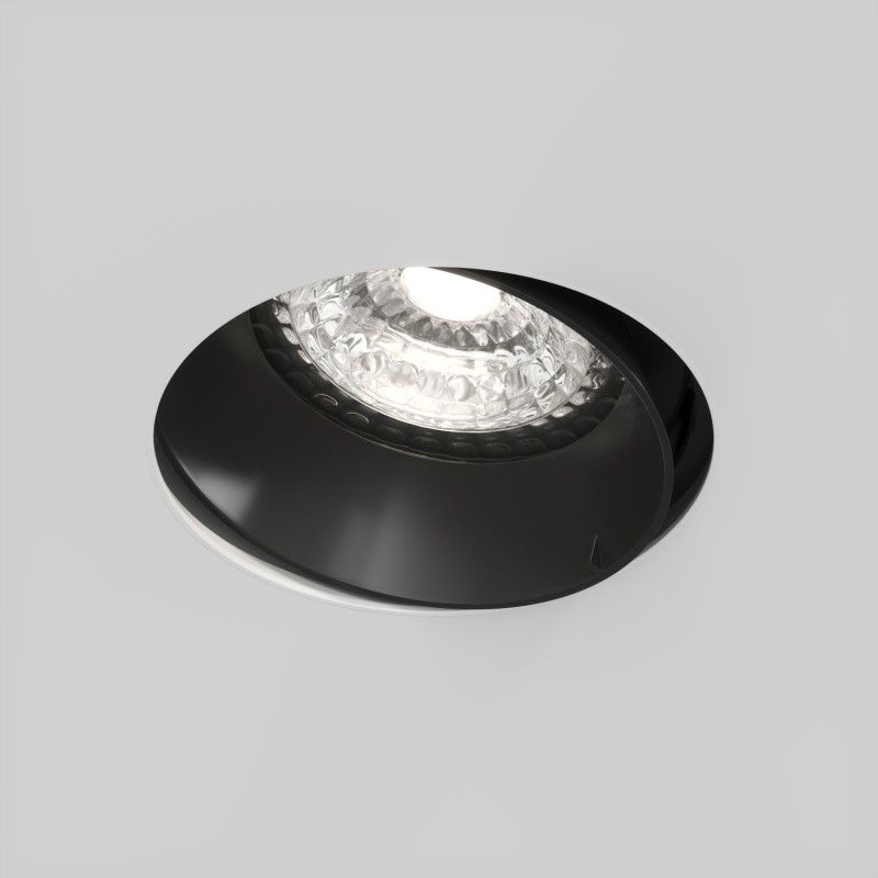 Светильник встраиваемый 9,6*9,6*3 см, вр 7,5 см, 1*GU5.3*10W, Denkirs Vibi DK3055-BK, белый