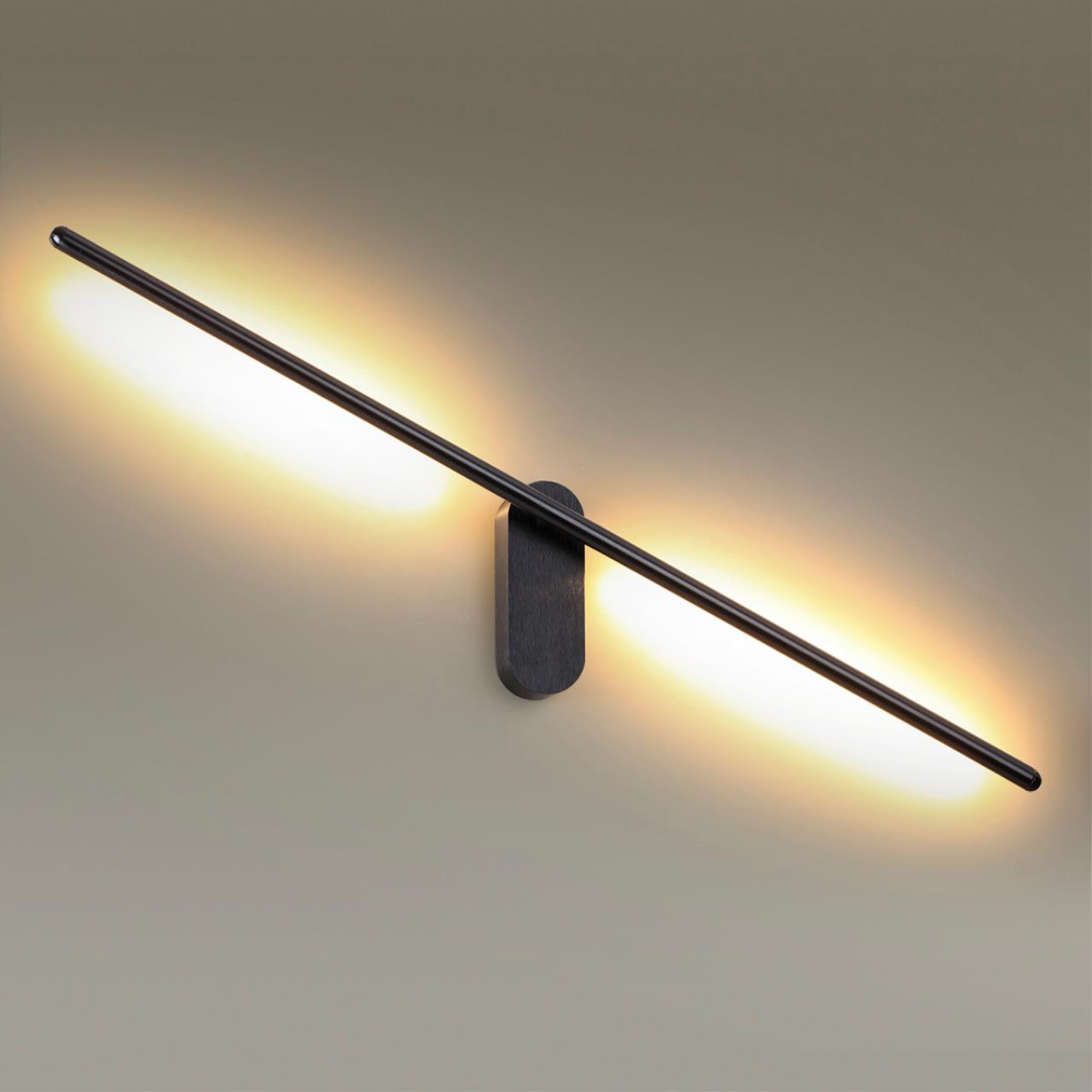 Подсветка 71 см Odeon Light Mill 3858/12WB черный