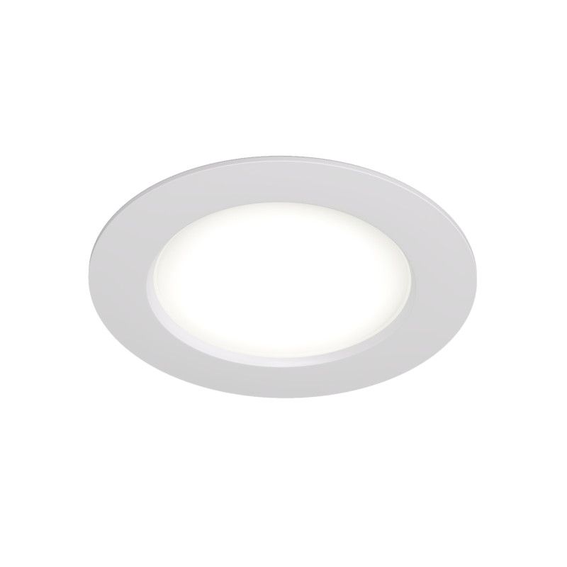 Светильник встраиваемый 9,5*9,5*3,5 см, вр 7,8 см, *LED*5W, 4000K, Denkirs Snartun DK3047-WH, белый