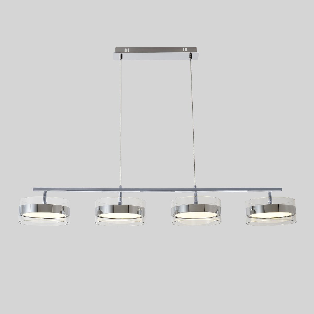 Подвесной светильник 110 см, 40W, 4000K, Crystal Lux MYSELF SP40W LED, хром
