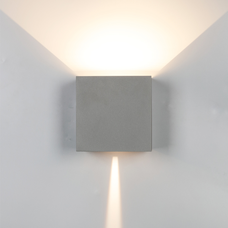 Уличный светильнык 15*10*15 см, LED 20W 2700K темно-серый Mantra Davos 8609
