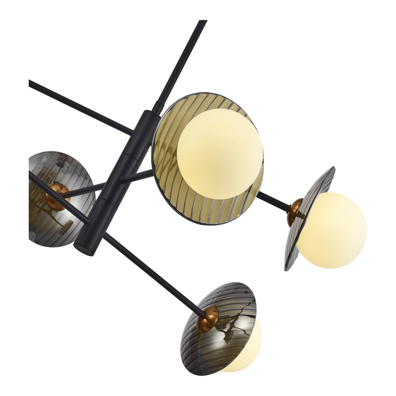 Светильник подвесной NOON 6*G9*5W 4000K ST LUCE SL1521.423.06 черный