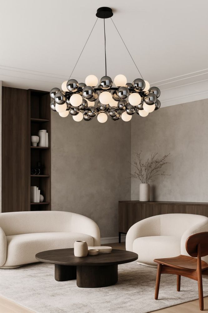 Подвесной светильник 100x23xсм, G9, 20xG9Вт, , Modelux MS.8055.20 BK Черный