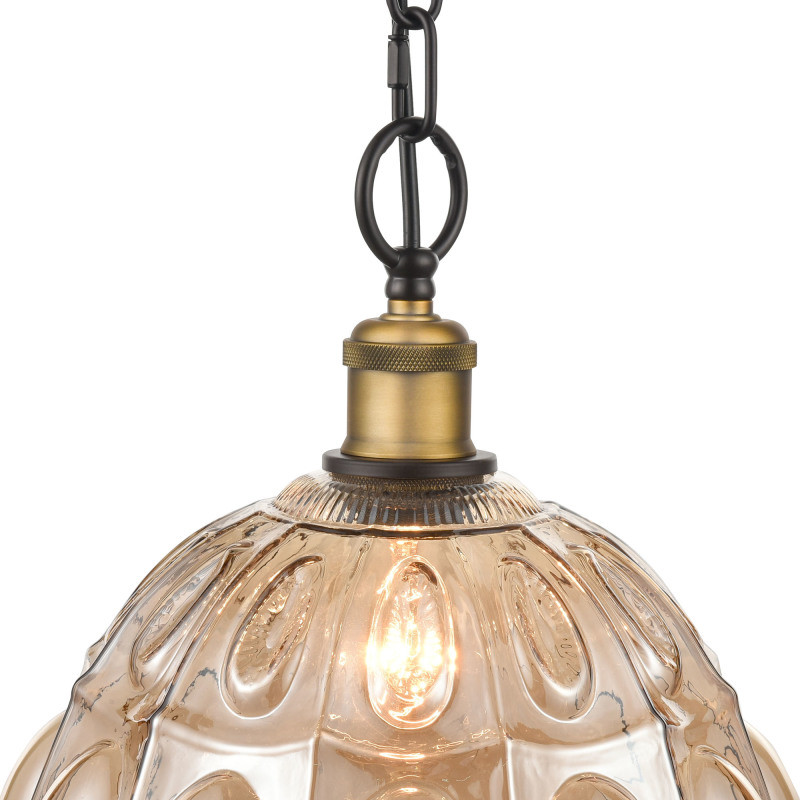 Подвесной светильник  28*165 см, 1*E27 коричневый, бронза Vele Luce Helen VL4266P41