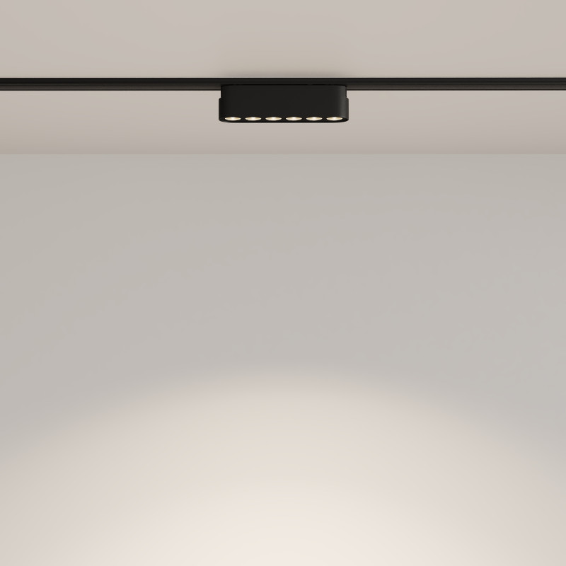 Трековый светильник 2,6*11,6*2,8 см, LED 6W, 4000К, Черный Maytoni Points TR082-1-6W4K-M-B