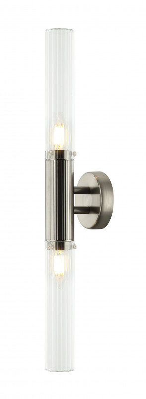 Бра 10*5*58 см, 2*E14 40W Никель Stilfort Satori 2161/11/02W