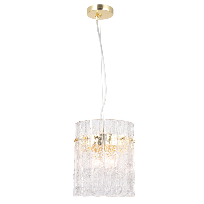 Светильник подвесной 20*25 см, 2*E14*40W Золото Crystal Lux OVIEDO SP2