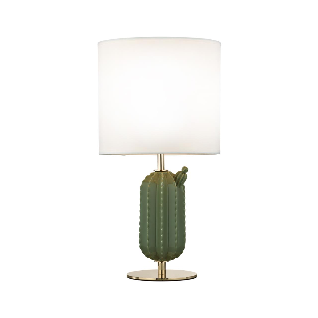 Настольная лампа 24*24*46 см, 1*E27*60W Odeon Light Cactus 5425/1T золотой