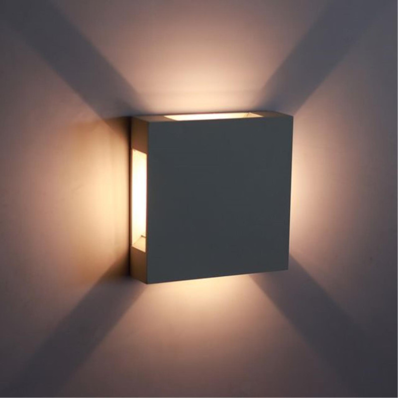 Настенный светильник 12*3*12 см, 4*LED*1W 4200K Arte Lamp Algol A1445AL-4BK черный
