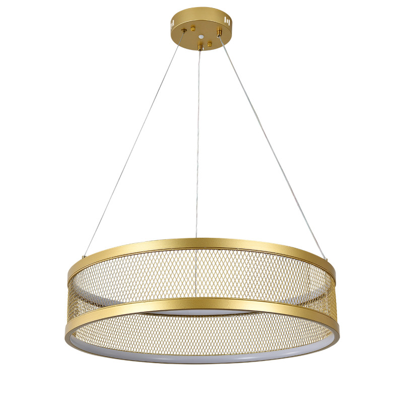 Подвесная люстра 61 см, 100W, 3000-6500K, Indigo Solido 10022/1P Gold V000112L, золото, 10022/1P Gold