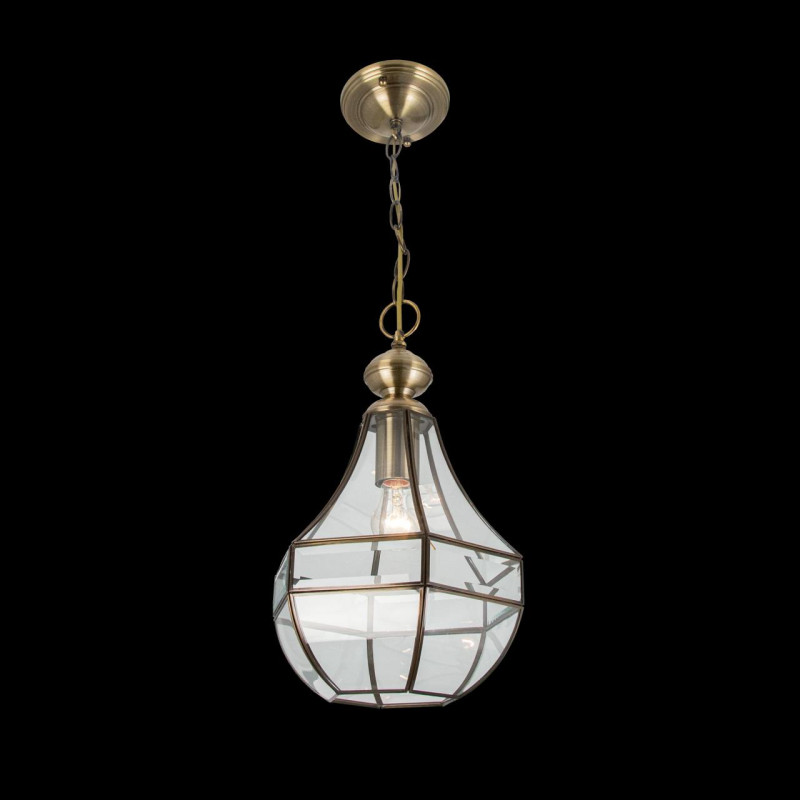 Подвесной светильник Citilux CL444110 Гера-1, диаметр 24 см, бронза