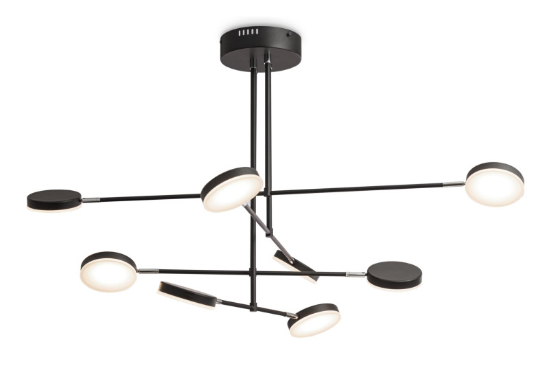 Подвесной светодиодный светильник Maytoni Fad MOD070PL-L48B3K, 48W LED, 3000K, черный