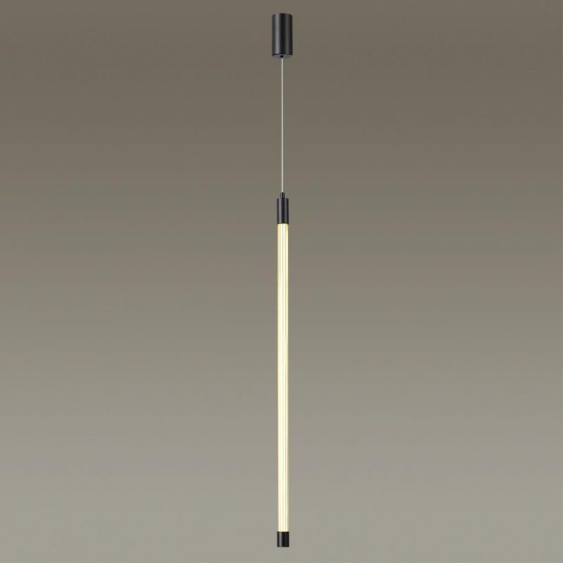 Светодиодный светильник 2 см, 14W, 3000K, Odeon Light ANTA 4393/14L, черный