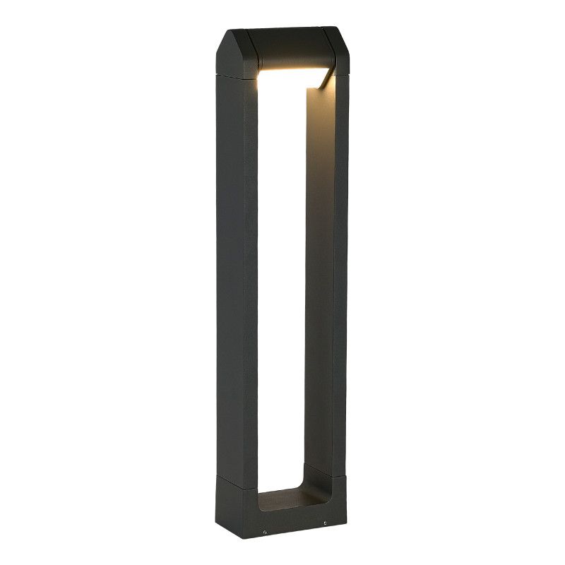 Садово-парковый светильник 15,2*8*65 см, *LED*8W, 3000K, ST-Luce PROTECH SL9540.705.01, серый