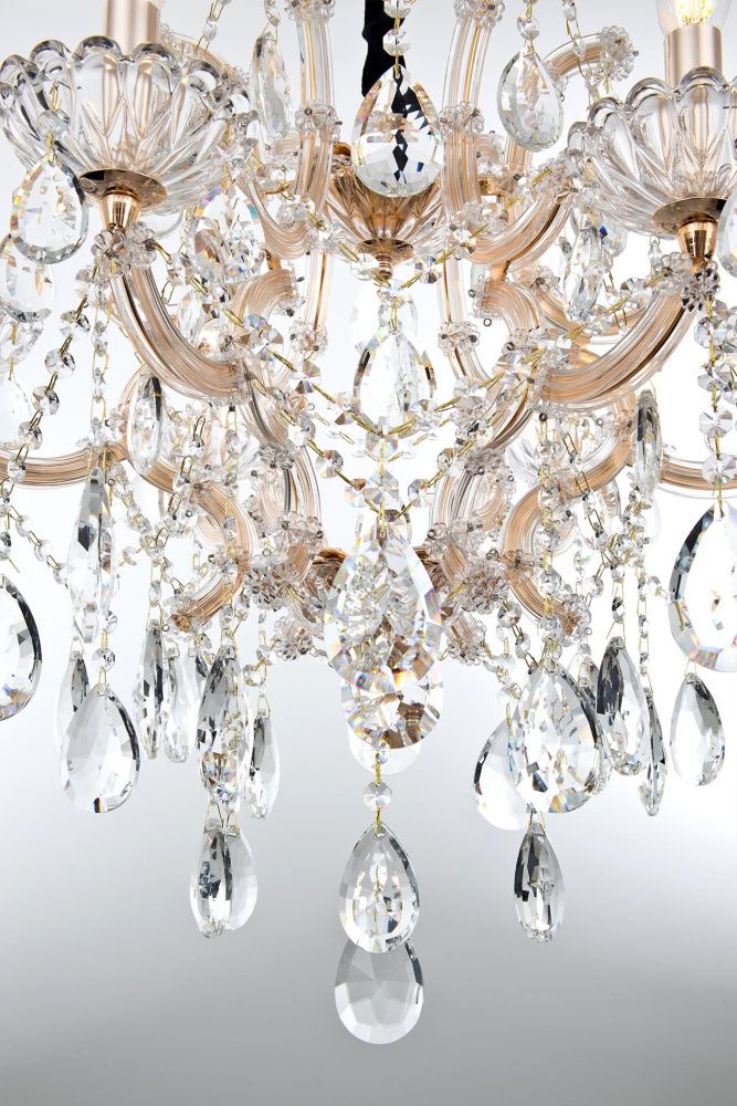 Подвесная люстра 72*72*98 см, Е14 8x40W, Золото MODELUX premium ML.7003.8P