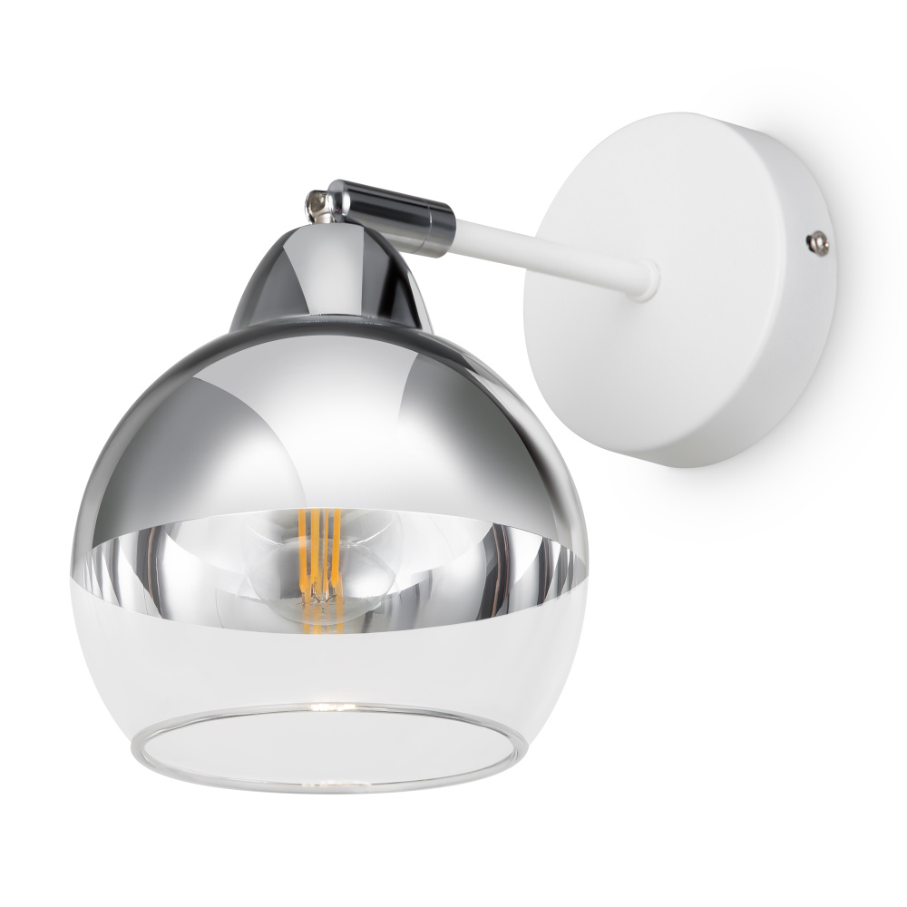 Бра 21*13*-20 см, 1*E27*60W, Freya Джаспер / Jasper FR5225WL-01W, Белый