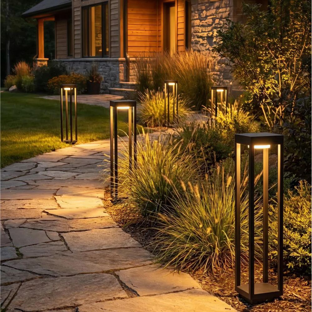 Уличный светильник 80 см, Citilux GENOX CLU13B LED, черный