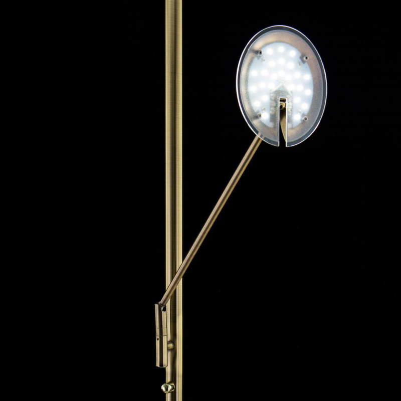 Торшер светодиодный Citilux CL802003 Дискус Бронза