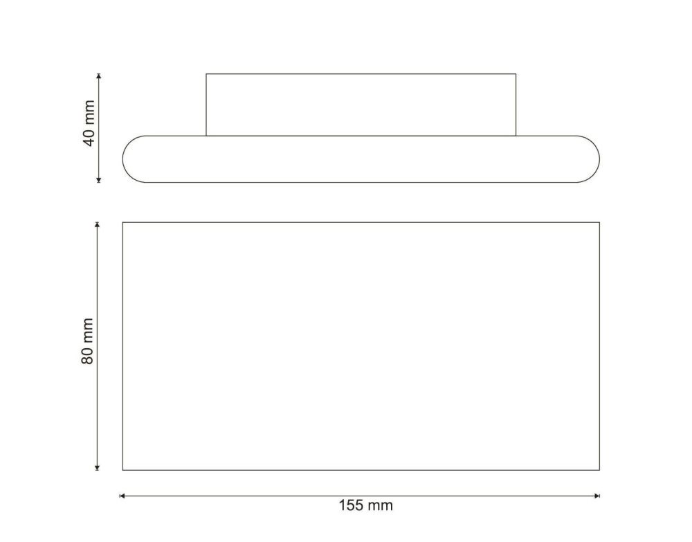 Бра 15,4*3,5* см, *LED*8W, K, Lucia Tucci Aero AERO W204 bianco LED, белый