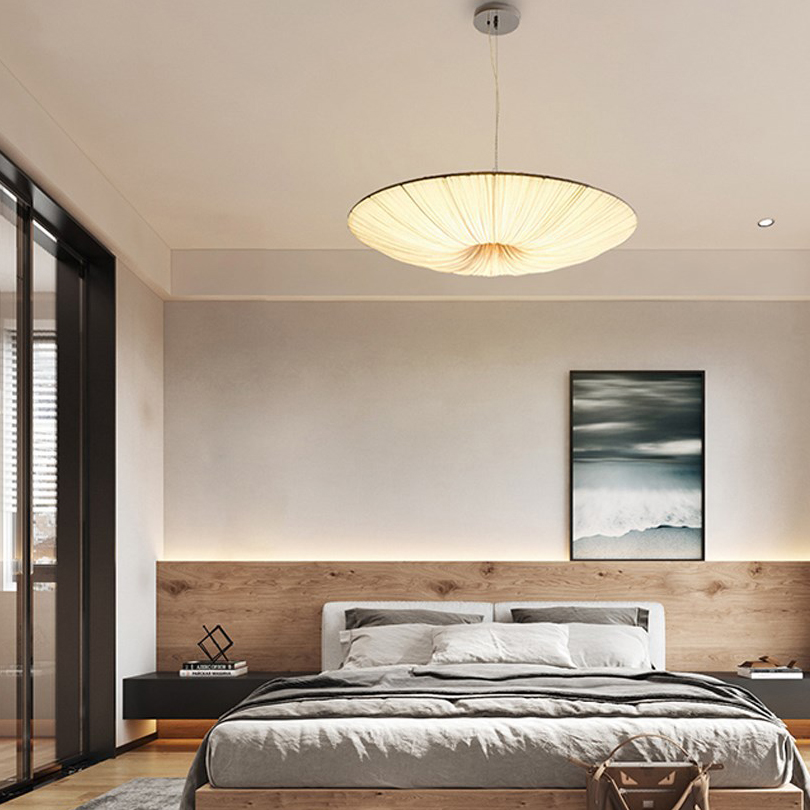 Подвесная люстра Aqua Creations Lighting round D80 80*80*12 см, 1*E27*60W, ImperiumLoft 108168-28, Белый