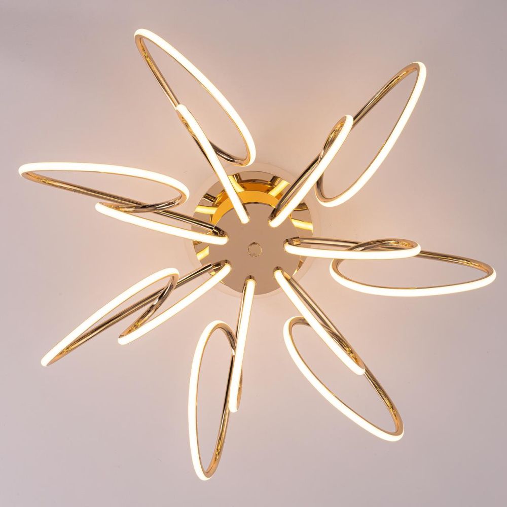 Светильник 68 см, 135W, 3000-5500K, Citilux SALMA SMART CL224A172 RGB LED, золото