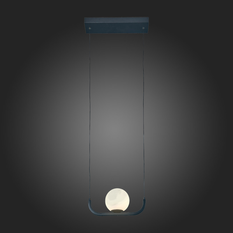 Светильник подвесной 30*13 см, 8W 3200K ST LUCE BOTELLI SL1581.403.01 Черный
