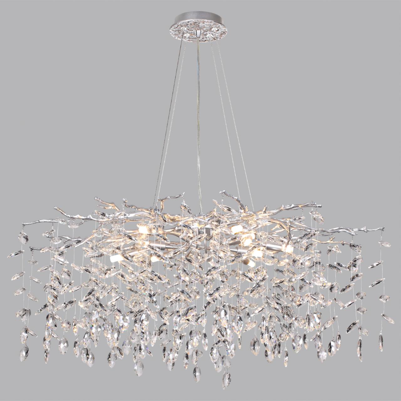 Люстра 80*80*150 см, 12 G9*40W, Odeon Light Delica, хром 4970/12