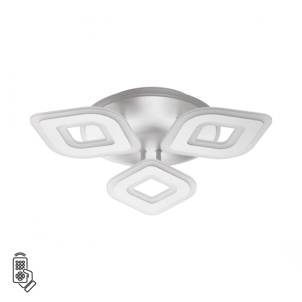 Светильник потолочный с ПДУ LED 49 см, 62W, 3000-6000K, Lumion 8255/62CL, белый