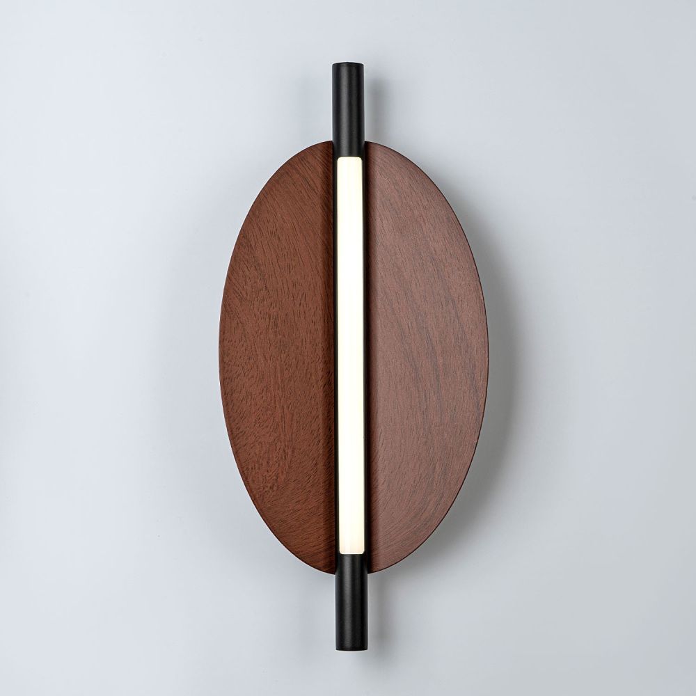 Настенный светильник 40 см, 8W, 4200K, MODESTYLE MS.1221.410, черный