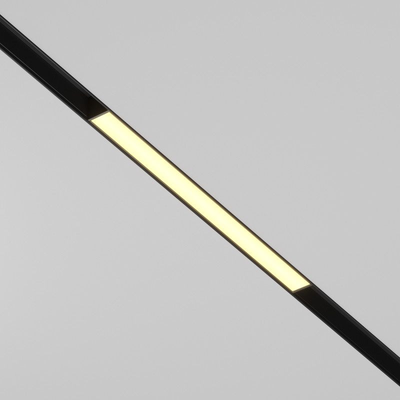Трековый светильник 2,2*30,4*4,4 см, LED 12W 2700K 120° Maytoni Technical Basis Exility TR030-2-12W2.7K-B черный