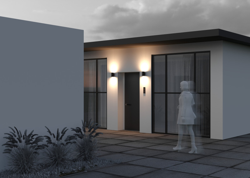 Светильник 16 см, 10W, 3000K, Maytoni Shim O303WL-L10GF3K, черный