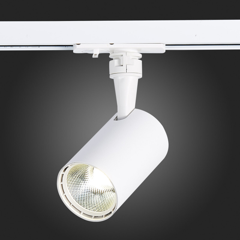 Трековый светильник 10*6 см, 10W, 4000K ST LUCE ST351.546.10.36 Матовый белый