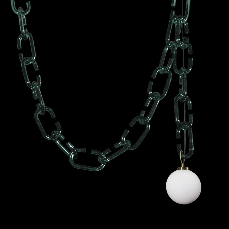 Светильник 12 см,  Loft It 10128C Green, золото