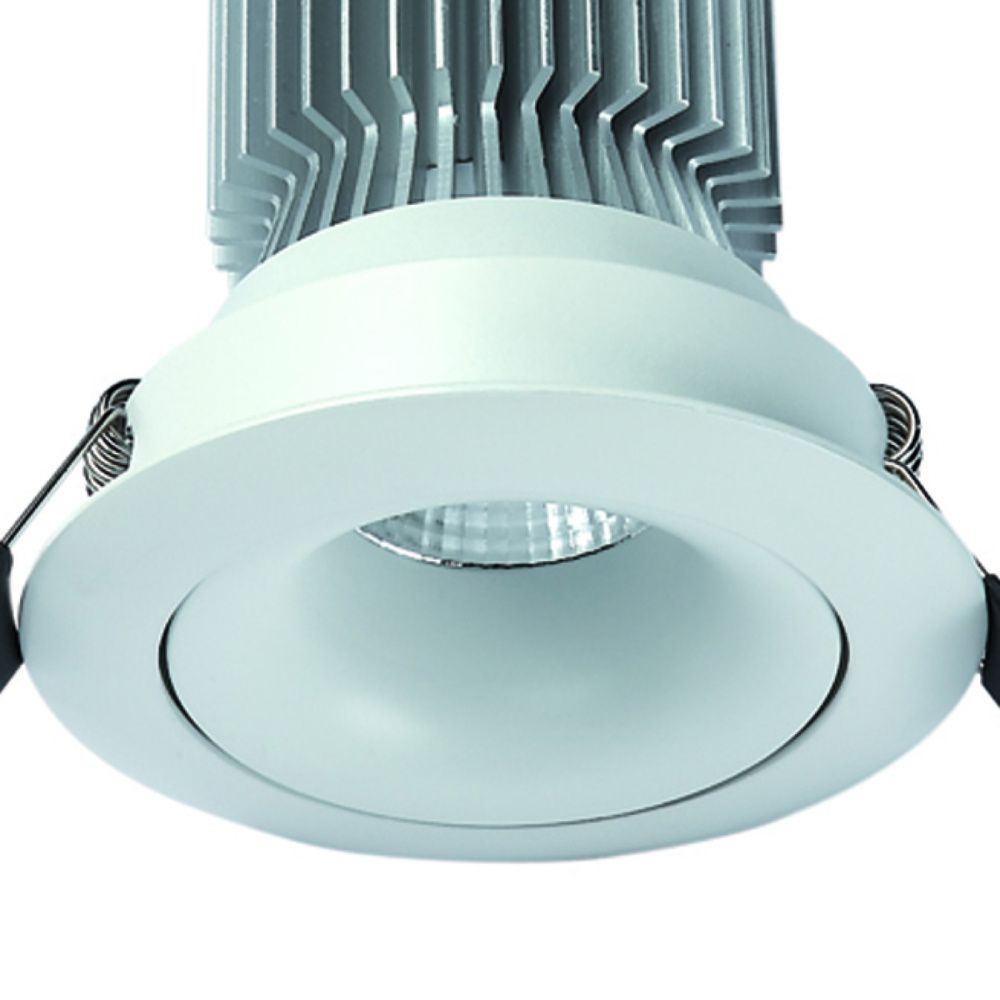 Светильник встраиваемый 10,7*9,5 см, вр 9,5 см, *LED*12W, 4000K, Mantra Formentera MANC0078, матовый белый