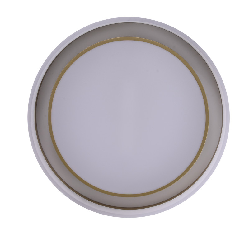 Накладной светильник 50*7 см, LED, 92W, 3000K-6000K Zortes Adel ZRS.1200.01, латунный