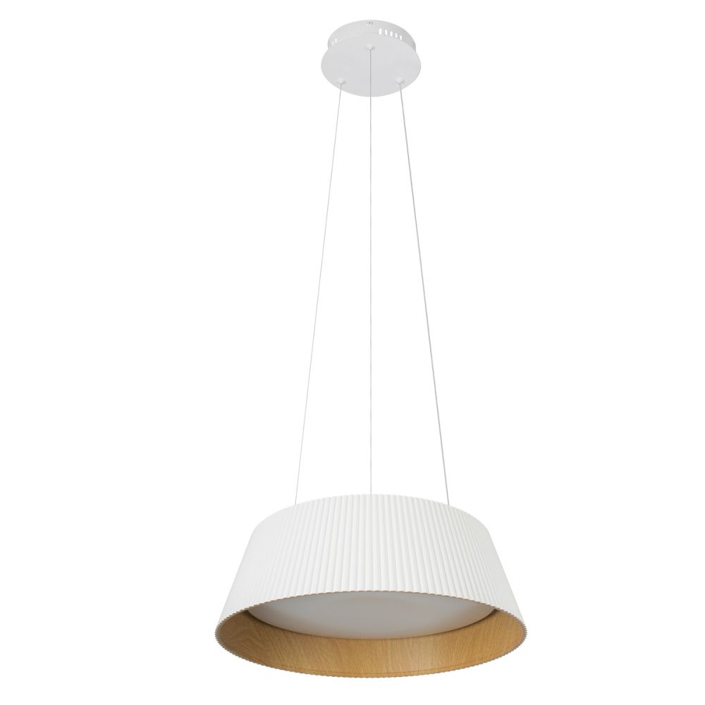 Подвесной светильник 46 см, 24W, 4000K, Loft IT Evans 10224P White, белый
