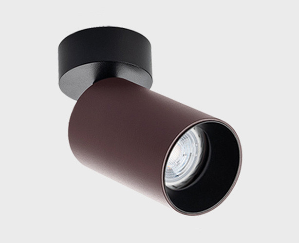 Светильник 6 см, DANNY coffee, коричневый кофейный